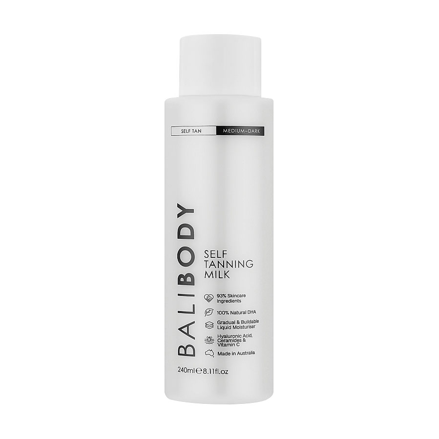 Молочко автозасмага для тіла Bali Body Self Tanning Milk, 240 мл